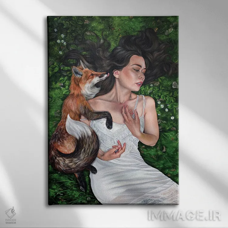 تابلو دکوراتیو گرسنگی اثر کریستینا ریج وی - نمای روبهرو روی دیوار