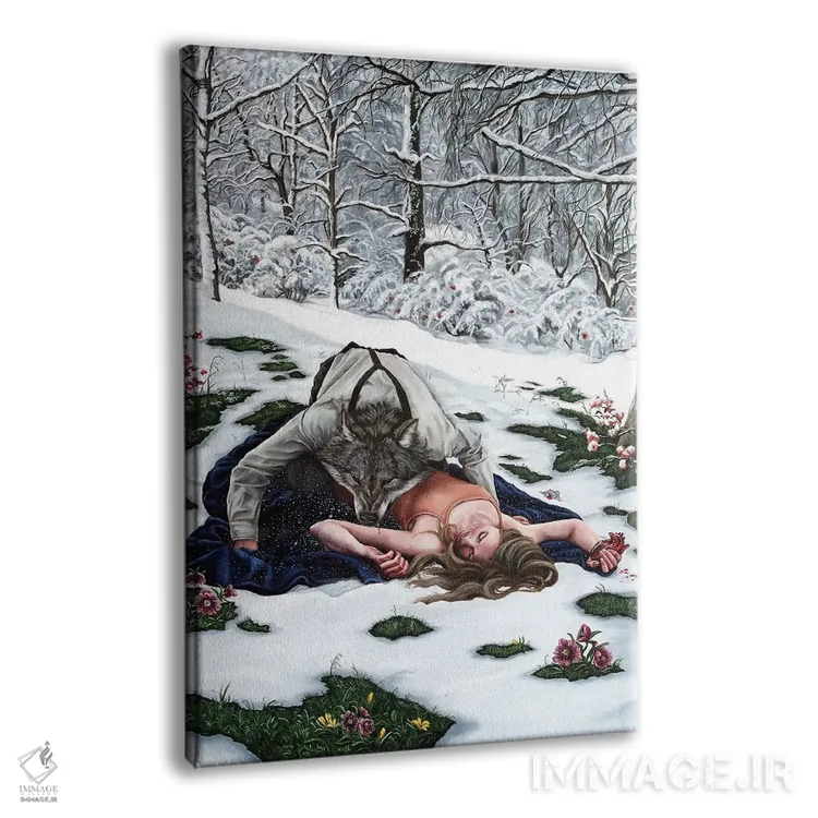 تابلو دکوراتیو دلدادگان اثر کریستینا ریج وی - نمای پرسپکتیو محصول