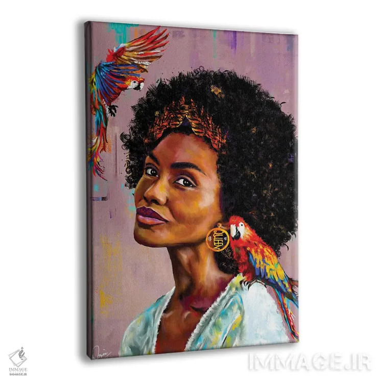 تابلو دکوراتیو لیزا اثر کریکس توور ادوین - نمای پرسپکتیو محصول