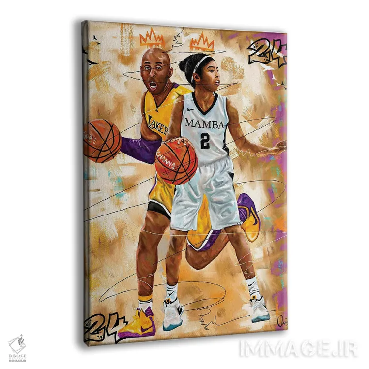 تابلو دکوراتیو کوبی ضربدر جی جی اثر کریکس توور ادوین - نمای پرسپکتیو محصول