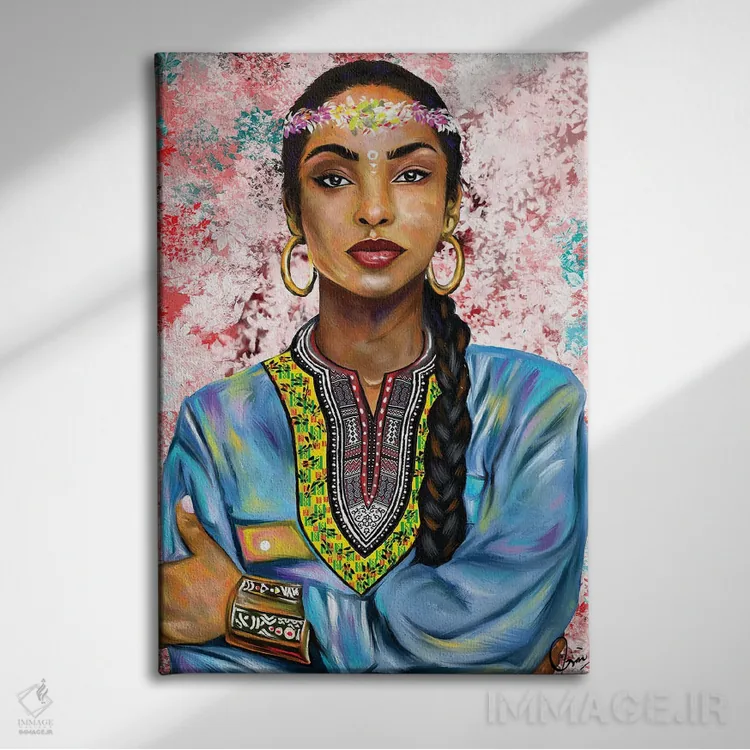 تابلو دکوراتیو شده آدو اثر کریکس توور ادوین - نمای روبهرو روی دیوار