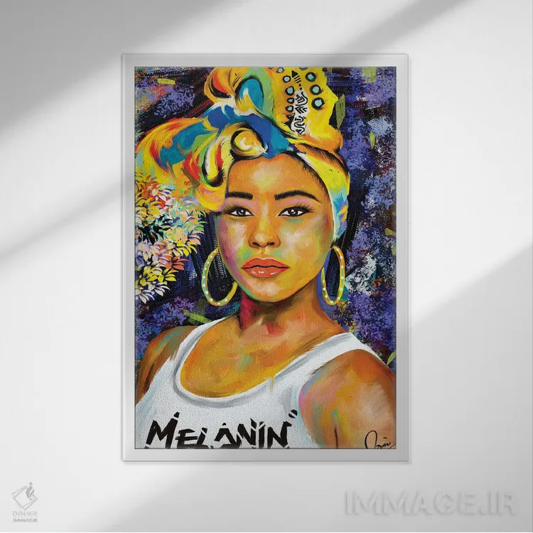 تابلو دکوراتیو پوشیده در ملانین اثر کریکس توور ادوین - نمای قابدار سفید