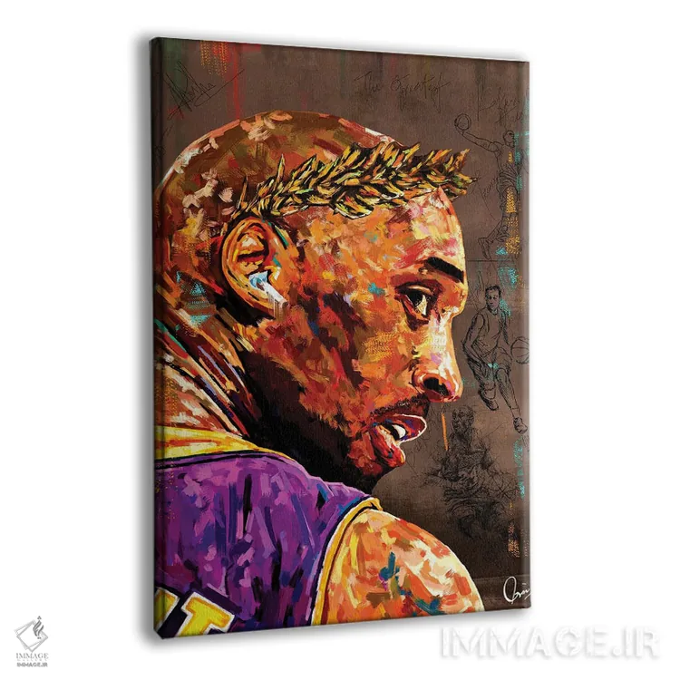 تابلو دکوراتیو کوبی برایانت اثر کریکس توور ادوین - نمای پرسپکتیو محصول