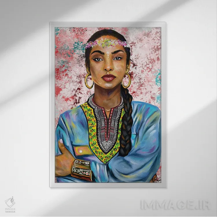 تابلو دکوراتیو شده آدو اثر کریکس توور ادوین - نمای قابدار سفید