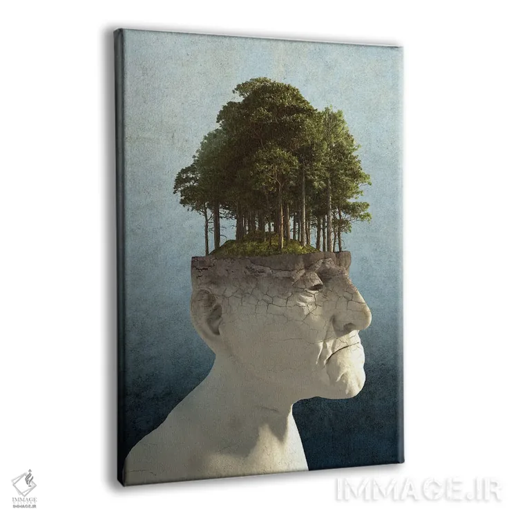 تابلو دکوراتیو رشد فردی اثر سینتیا دکر - نمای پرسپکتیو محصول