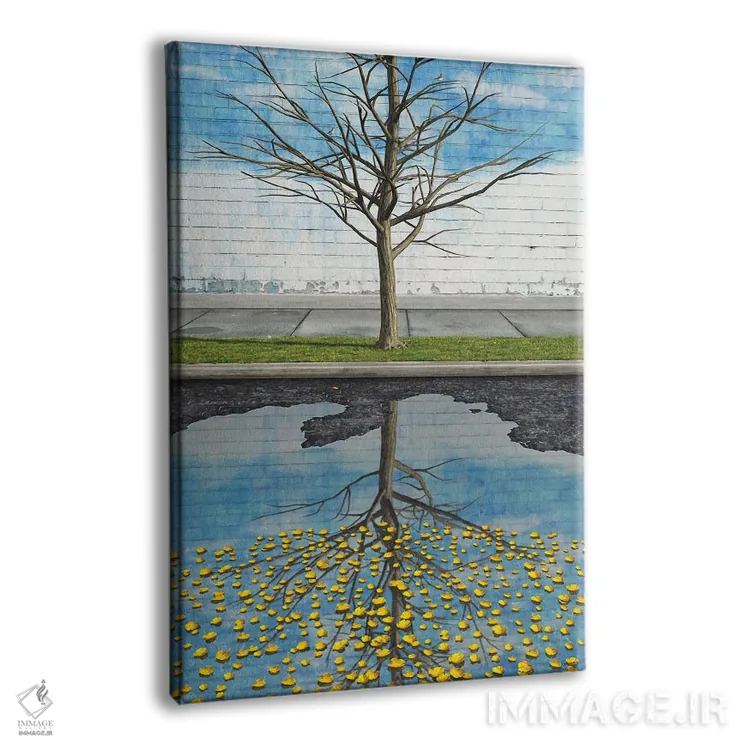 تابلو دکوراتیو دیدگاه اثر سینتیا دکر - نمای پرسپکتیو محصول