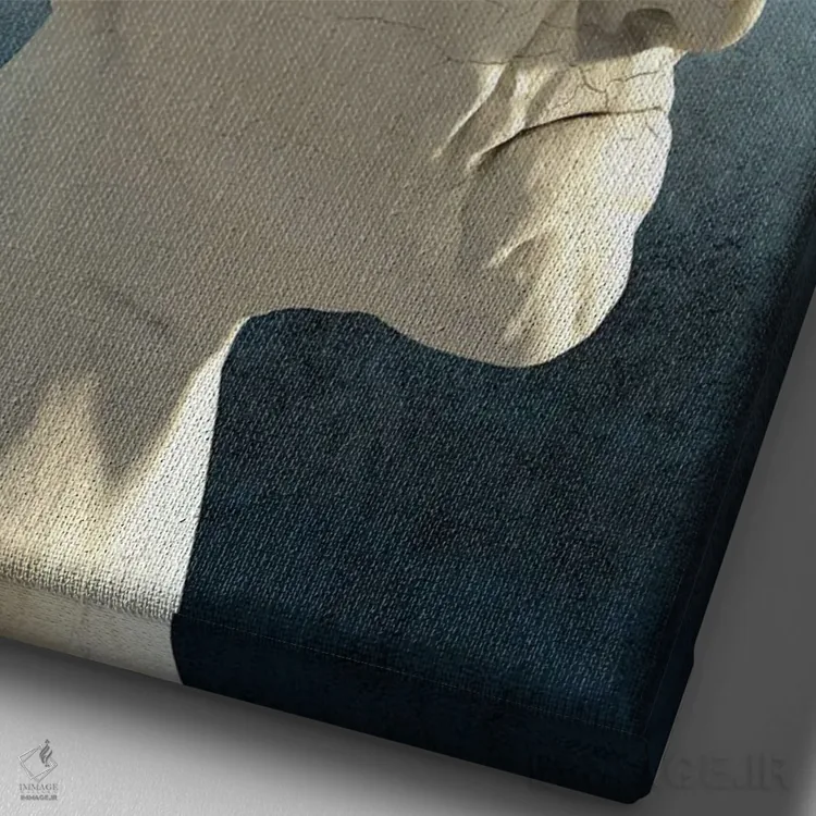 تابلو دکوراتیو رشد فردی اثر سینتیا دکر - نمای نزدیک بافت بوم