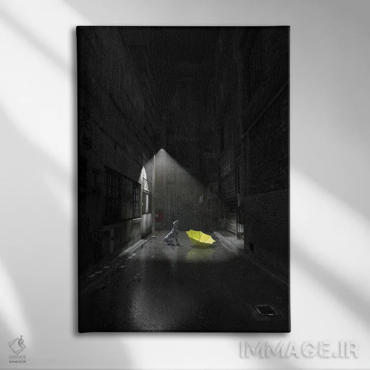 تابلو دکوراتیو نشئگی روحانی اثر سینتیا دکر - نمای روبهرو روی دیوار