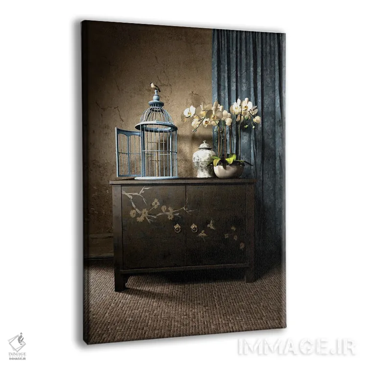 تابلو دکوراتیو سنریو اثر سینتیا دکر - نمای پرسپکتیو محصول