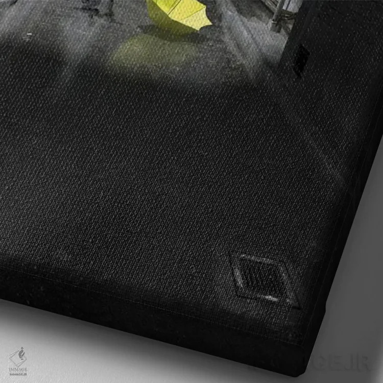 تابلو دکوراتیو نشئگی روحانی اثر سینتیا دکر - نمای نزدیک بافت بوم