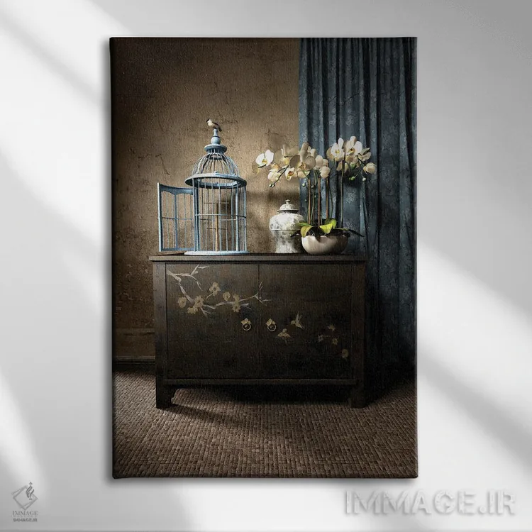 تابلو دکوراتیو سنریو اثر سینتیا دکر - نمای روبهرو روی دیوار