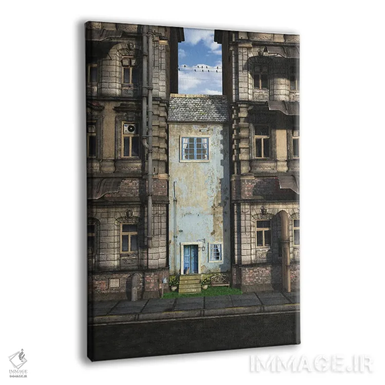 تابلو دکوراتیو مخالف باقی مانده اثر سینتیا دکر - نمای پرسپکتیو محصول