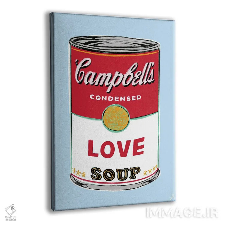 تابلو دکوراتیو سوپ عشق اثر کروموآی - نمای پرسپکتیو محصول