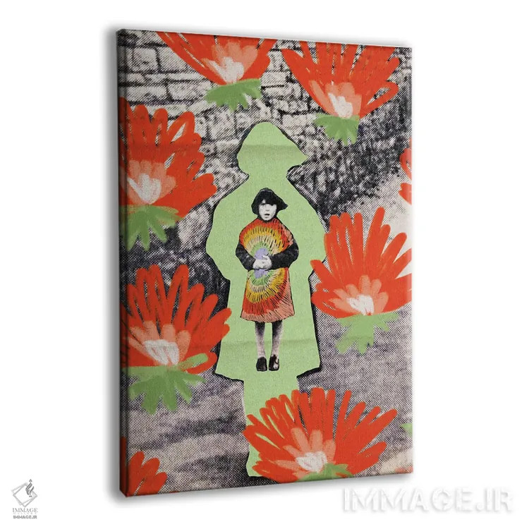 تابلو دکوراتیو از گل ها محافظت کن اثر کروموآی - نمای پرسپکتیو محصول