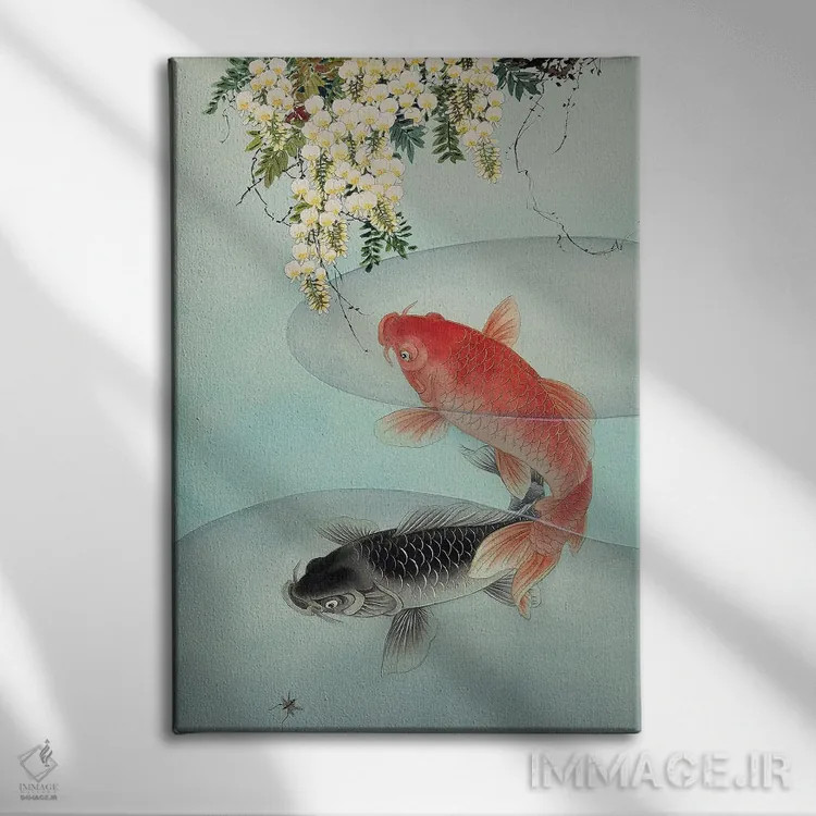 تابلو دکوراتیو کوی کنجکاو اثر کارولین آر یانگ - نمای روبهرو روی دیوار