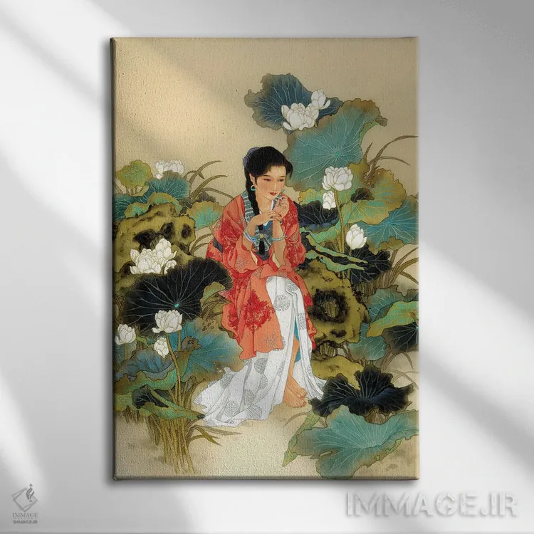 تابلو دکوراتیو دنبال قلبم برو اثر کارولین آر یانگ - نمای روبهرو روی دیوار