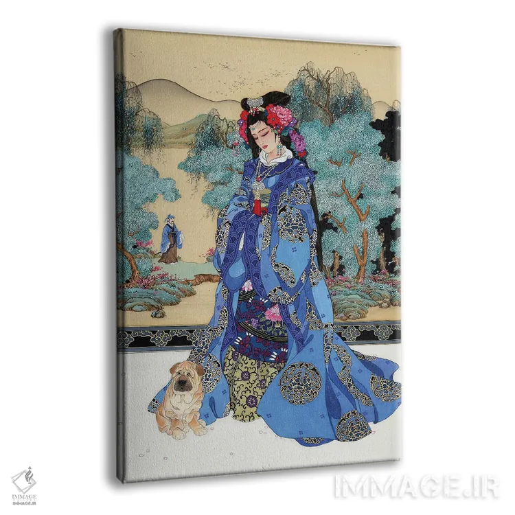 تابلو دکوراتیو بانوی دلاور اثر کارولین آر یانگ - نمای پرسپکتیو محصول