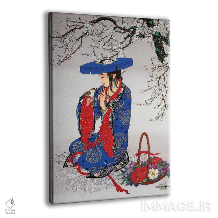 تابلو دکوراتیو آواز بهار اثر کارولین آر یانگ - نمای پرسپکتیو محصول