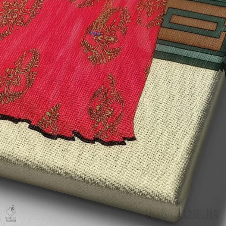 تابلو دکوراتیو لی وا اثر کارولین آر یانگ - نمای نزدیک بافت بوم