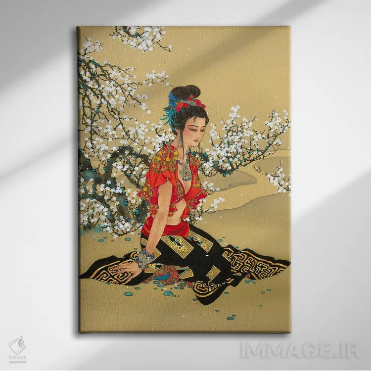 تابلو دکوراتیو دلتنگت هستم اثر کارولین آر یانگ - نمای روبهرو روی دیوار