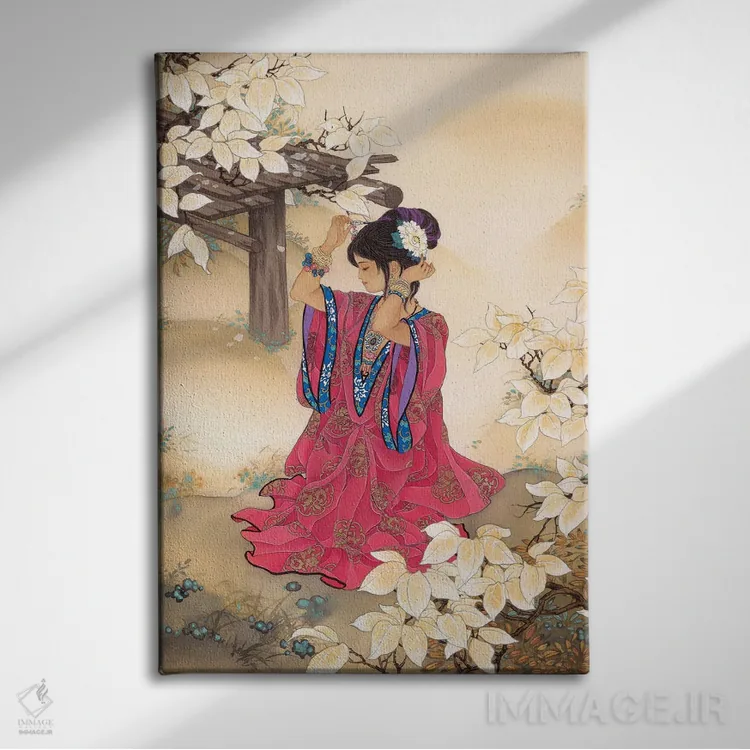 تابلو مدرن کمال اثر کارولین آر یانگ - نمای روبهرو روی دیوار