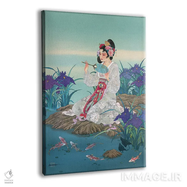 تابلو مدرن زیبایی ادوار اثر کارولین آر یانگ - نمای پرسپکتیو محصول