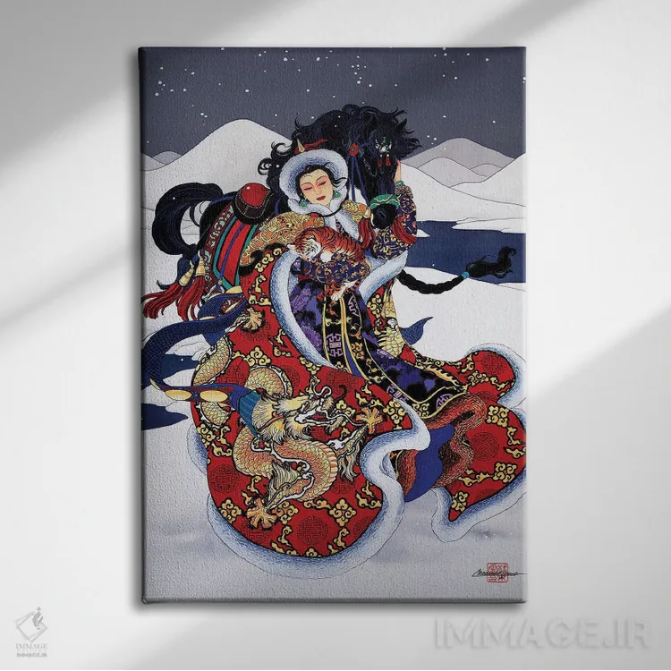 تابلو دکوراتیو وفاداری ابدی اثر کارولین آر یانگ - نمای روبهرو روی دیوار