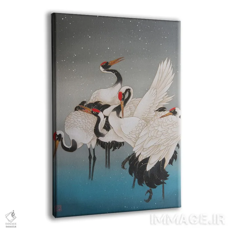 تابلو دکوراتیو زمستان در هوکایدو اثر کارولین آر یانگ - نمای پرسپکتیو محصول