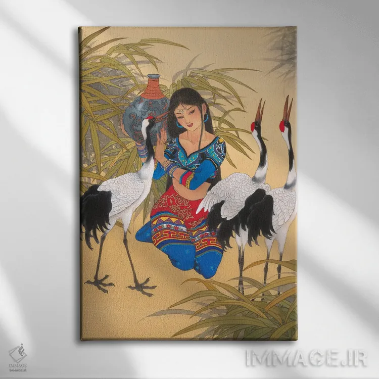 تابلو دکوراتیو ندای سرنوشت اثر کارولین آر یانگ - نمای روبهرو روی دیوار