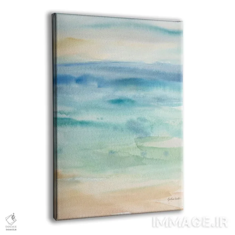 تابلو انتزاعی دریاپیمایی انتزاعی II اثر سینتیا کولتر - نمای پرسپکتیو محصول