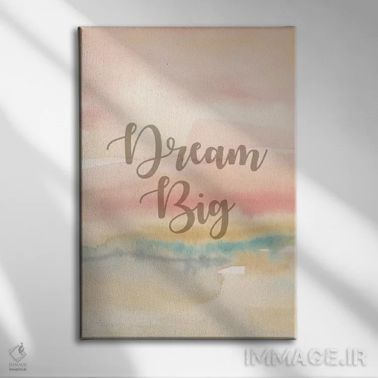 تابلو دکوراتیو پنل رویاپردازی بزرگ I اثر سینتیا کولتر - نمای روبهرو روی دیوار