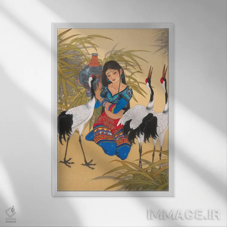 تابلو دکوراتیو ندای سرنوشت اثر کارولین آر یانگ - نمای قابدار سفید