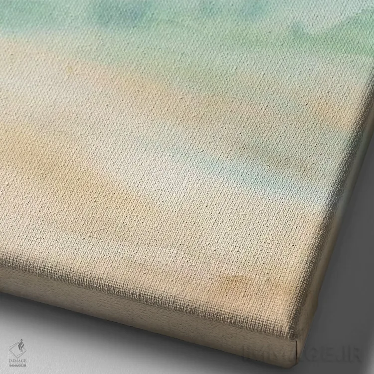 تابلو انتزاعی دریاپیمایی انتزاعی I اثر سینتیا کولتر - نمای نزدیک بافت بوم