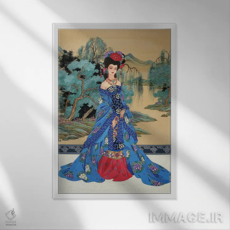 تابلو دکوراتیو محبوب اثر کارولین آر یانگ - نمای قابدار سفید