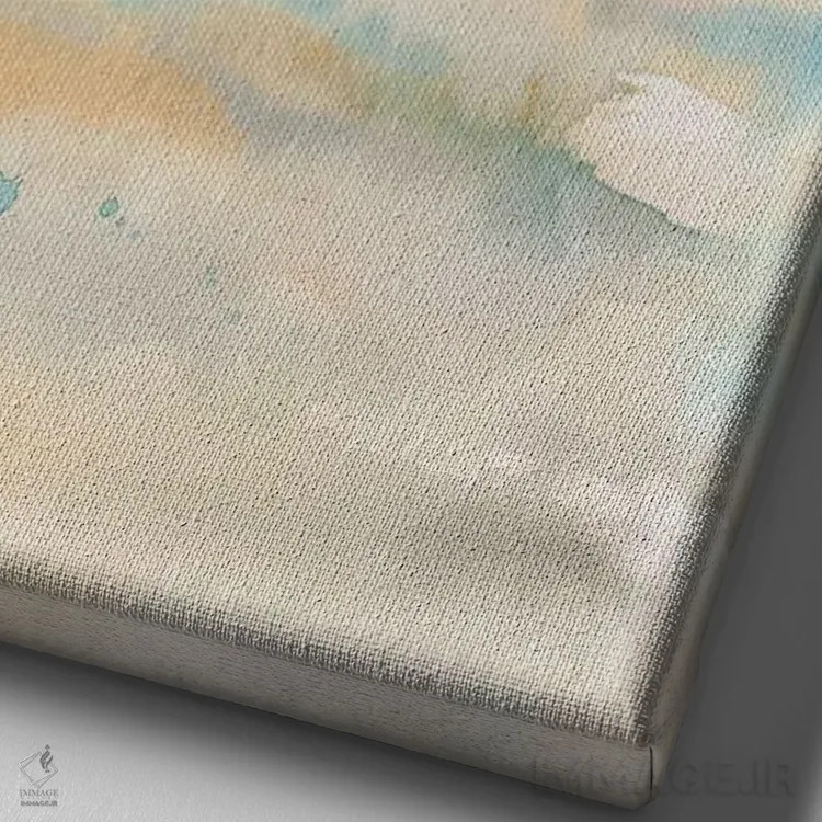 تابلو دکوراتیو پنل رویاپردازی بزرگ II اثر سینتیا کولتر - نمای نزدیک بافت بوم