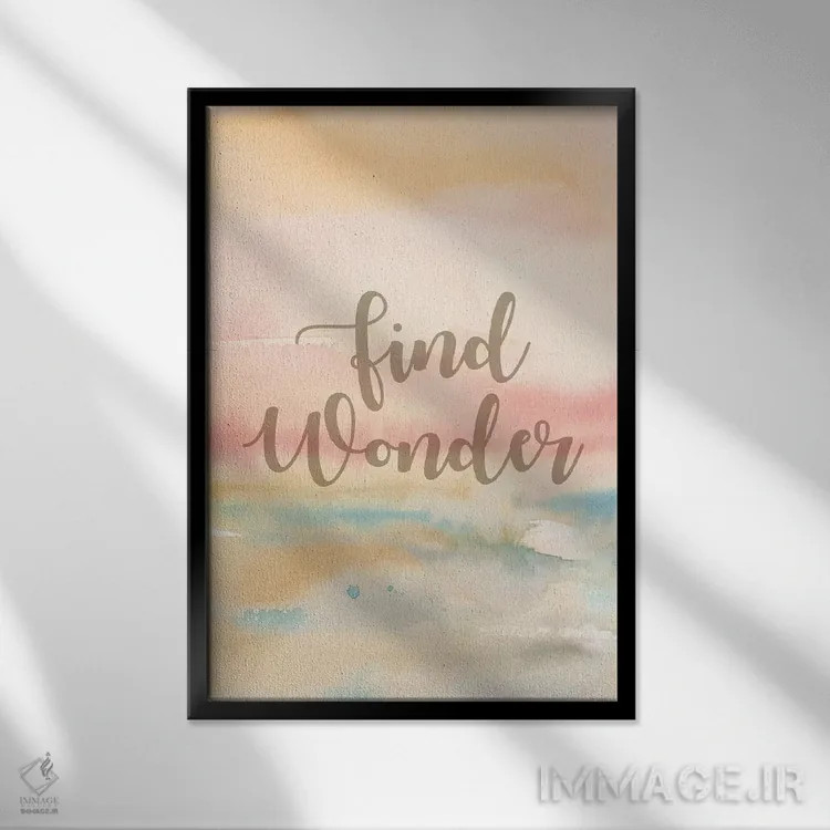 تابلو دکوراتیو پنل رویاپردازی بزرگ II اثر سینتیا کولتر - نمای قابدار مشکی