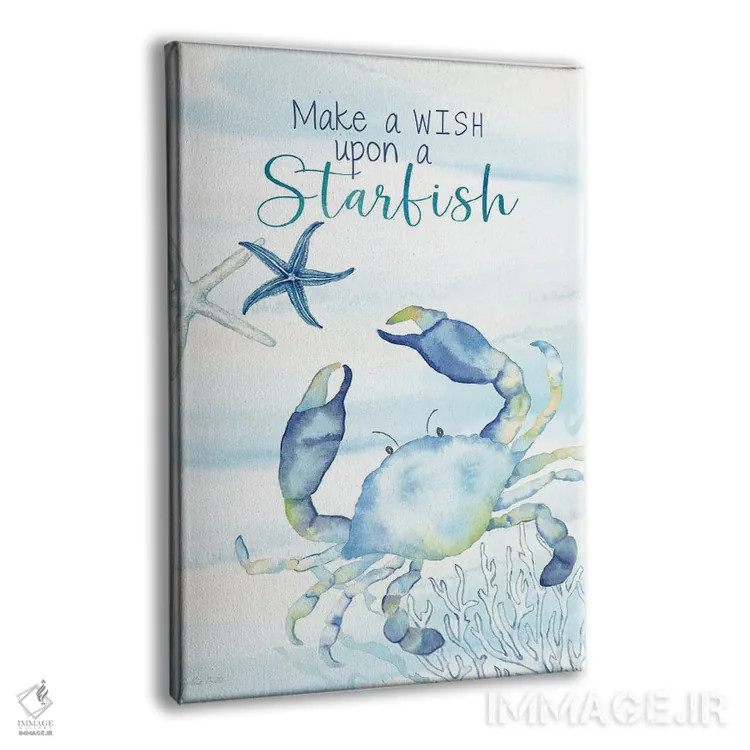 تابلو دکوراتیو دریای آبی بزرگ XVIII اثر سینتیا کولتر - نمای پرسپکتیو محصول