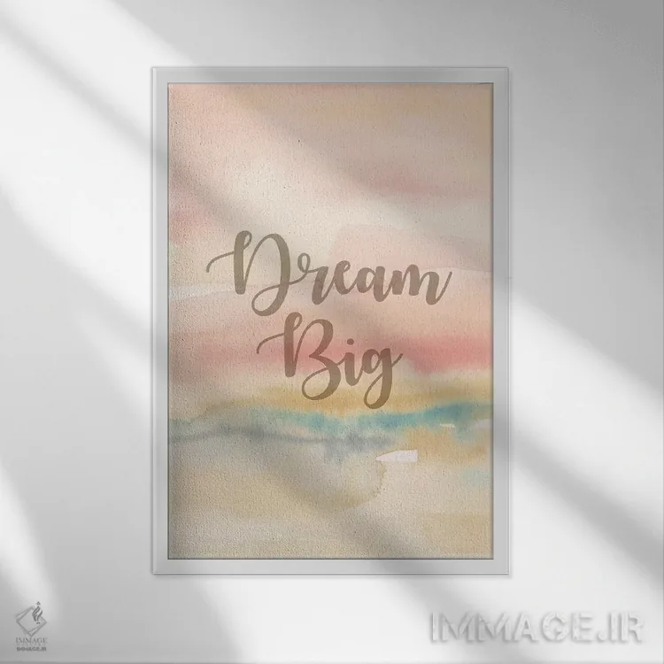 تابلو دکوراتیو پنل رویاپردازی بزرگ I اثر سینتیا کولتر - نمای قابدار سفید