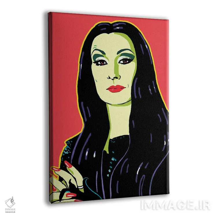 تابلو دکوراتیو مورتیشیا اثر کوری پلاملی - نمای پرسپکتیو محصول