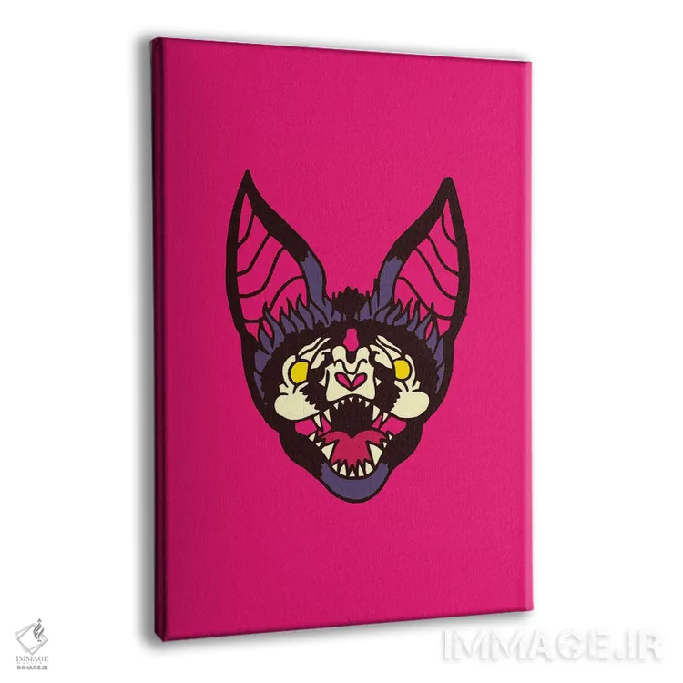 تابلو دکوراتیو خفاش اثر نیک کوکوزا - نمای پرسپکتیو محصول