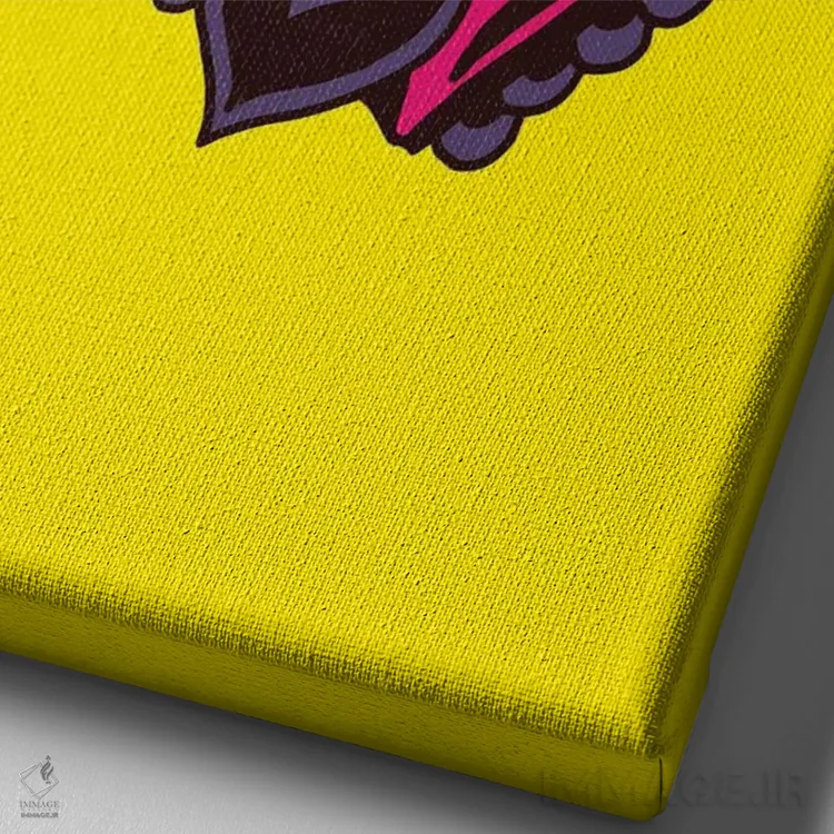 تابلو دکوراتیو کبرا اثر نیک کوکوزا - نمای نزدیک بافت بوم