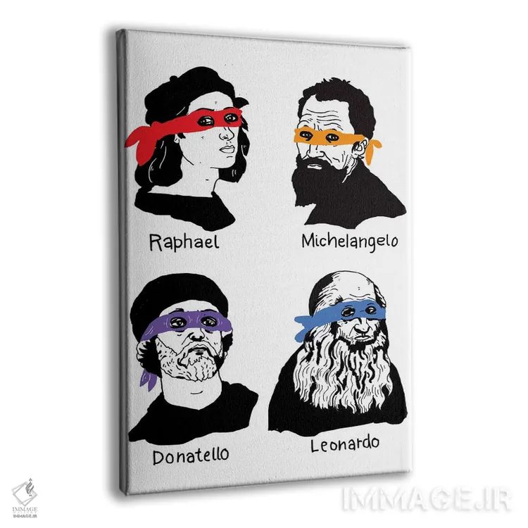 تابلو دکوراتیو استادان قدیمی اثر نیک کوکوزا - نمای پرسپکتیو محصول