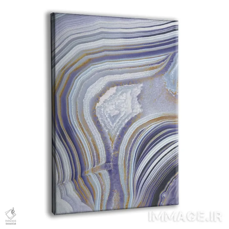 تابلو انتزاعی جریان عقیق ۱ اثر دنیل کارسون - نمای پرسپکتیو محصول