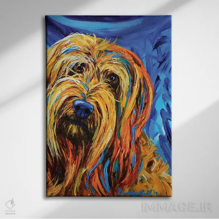 تابلو دکوراتیو چوی اثر لیندزی دال - نمای روبهرو روی دیوار