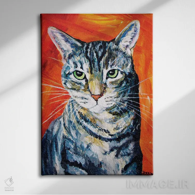 تابلو دکوراتیو تنگ اثر لیندزی دال - نمای روبهرو روی دیوار