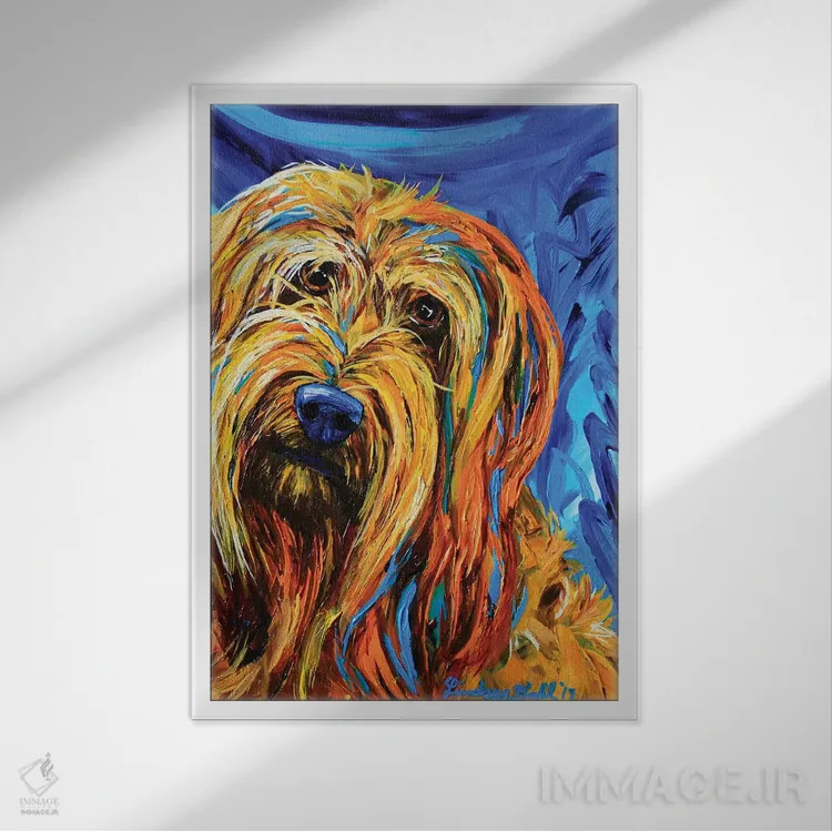 تابلو دکوراتیو چوی اثر لیندزی دال - نمای قابدار سفید