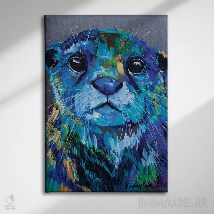 تابلو دکوراتیو شنگ اثر لیندزی دال - نمای روبهرو روی دیوار