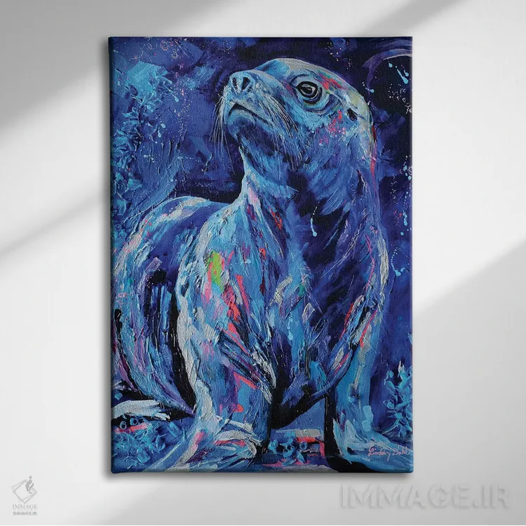 تابلو دکوراتیو مورلی اثر لیندزی دال - نمای روبهرو روی دیوار