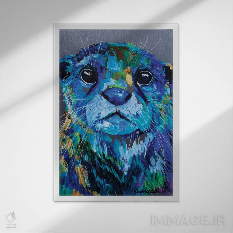 تابلو دکوراتیو شنگ اثر لیندزی دال - نمای قابدار سفید