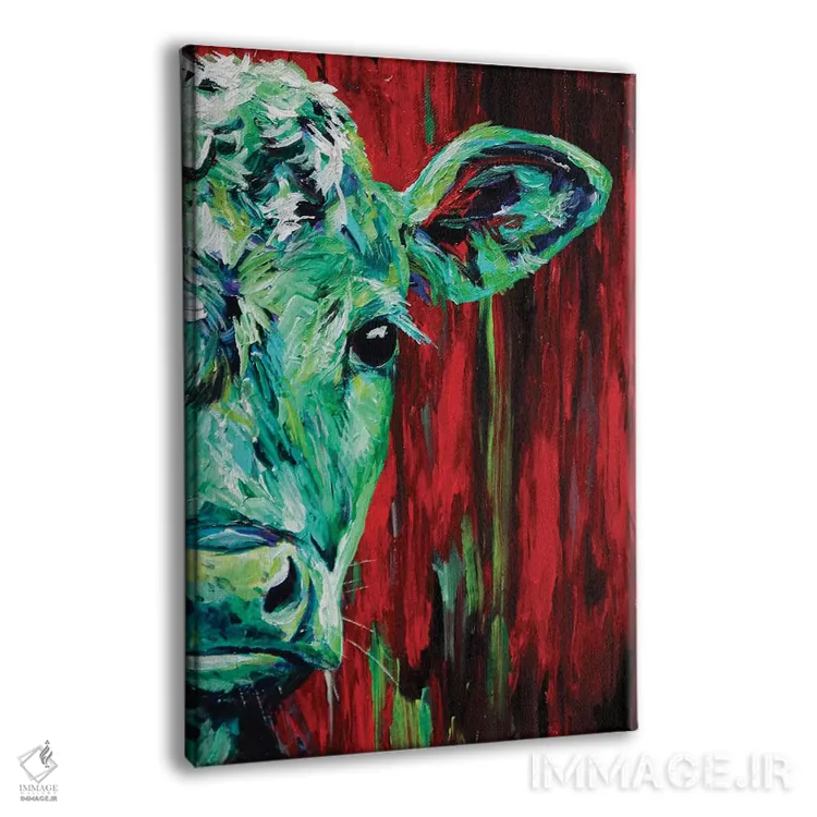 تابلو دکوراتیو گاو II اثر لیندزی دال - نمای پرسپکتیو محصول